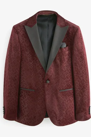 Next Mønstret Velvet Blazer46 L