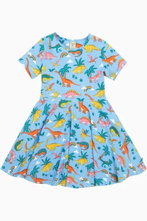Frugi Blue Sunshine Skater Dress116122cm