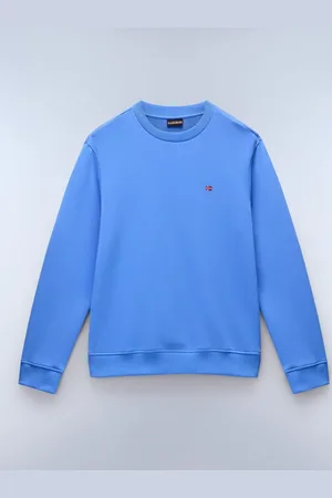 Napapijri Blå Balis Rund hals 100% Bomuld SweatshirtX-Small