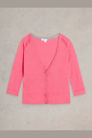 White Stuff Naria Cotton/Linen Mix Cardigan34