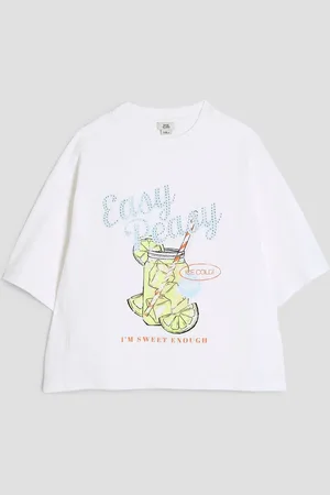 River Island Girls Easy Peasy 100% Cotton T-Shirt146152cm