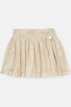 Angel & Rocket Ellie Metallic Stripe Skort110116cm