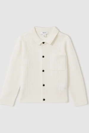 Reiss Lockhurst uldkabelstrikket Cardigan4 - 5 år (104 - 110cm)