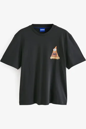 HUGO BOSS Graphic Cotton Jersey T-Shirtsmall
