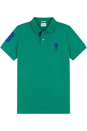 U.S. Polo Assn. U. S. Polo Assn. Regular Fit Mens Player 3 Pique 100% Cotton Polo ShirtL