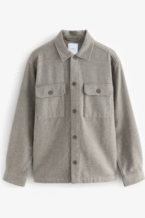 Next Twin Pocket Shacket Overshirt with WoolXXL