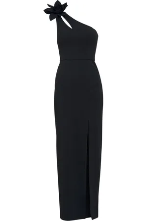 Gina Bacconi Portia One Shoulder Flower Maxi Kjole46