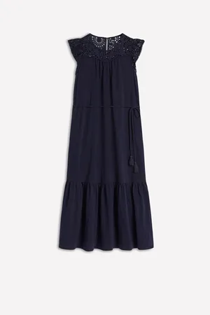 Boden Juliet Broderi 100% Bomuld Midi Kjole42