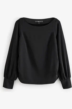 Next Langærmet bluse med samlet sider38