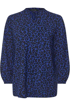 Evans Blå Boho Jersey Top48