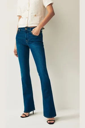 7 for all Mankind Mørkeblå Bair Eco Skyllet Bootcut Flare Jeans29 R