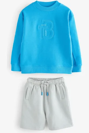 Ted Baker Blue Sweatshirt And Grey Shorts Set104110cm