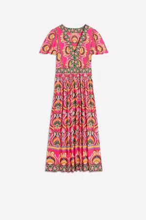 Boden Ellie Flutter Maxi Tea Kjole46