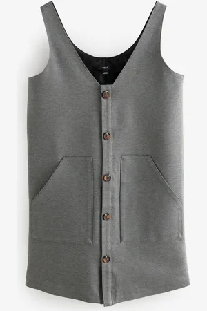 Next V-Neck Ponte Pinafore Mini Dress48 R