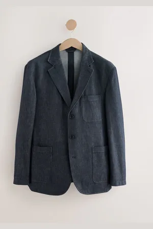 Next EDIT Denim Relaxed Suit Jacket54 Almindelig (UK 44 R)