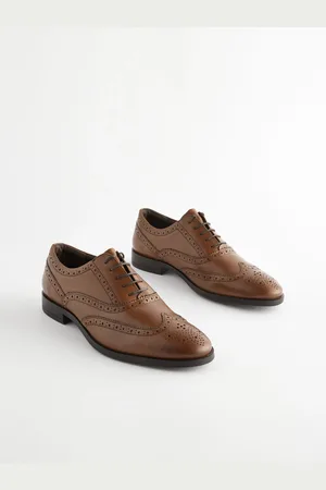 Next Oxford Brogue sko i læder