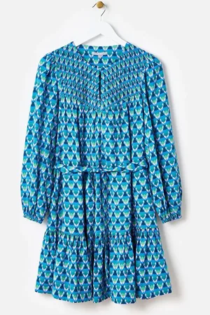 Oliver Bonas Geometric Tiered Mini Dress44