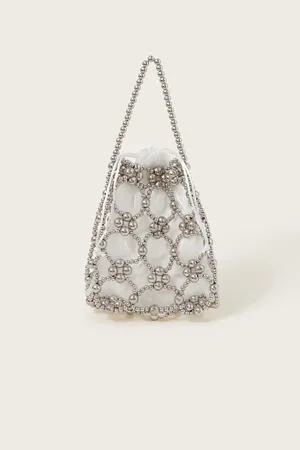 Monsoon Beau Beaded Drawstring Bagen