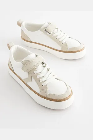 Next Elastic Lace Touch Fastening Chevron Trainers