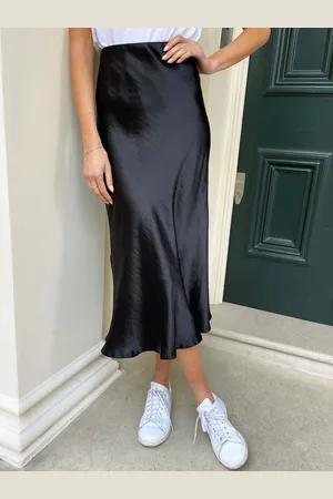 Threadbare Satin Midi Nederdele42