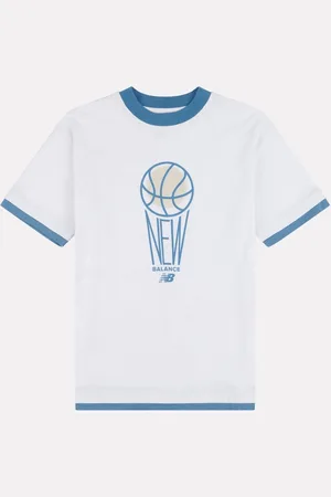 New Balance Boys 100% Cotton Hoops Graphic T-Shirt14 - 15 år (164 - 170cm)