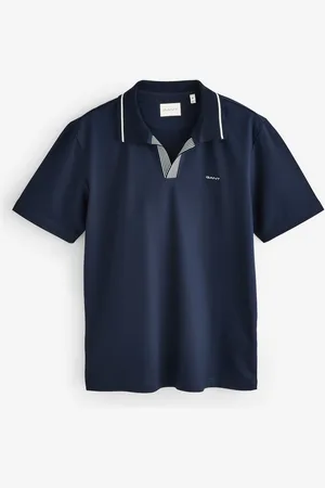 GANT 100% Cotton Tipped Short Sleeve Polo Shirtxlarge
