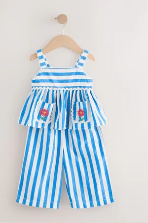 Next 100% Cotton Blouse And Trousers Co-Ord Set (3mths-8yrs)116122cm