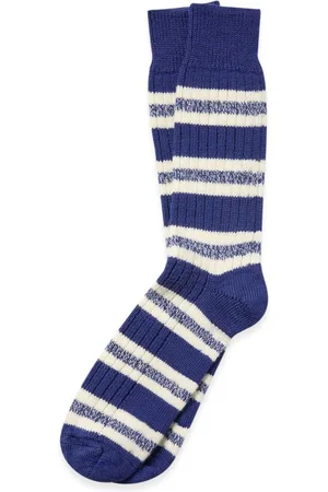 CELTIC & CO. Herre Merino Cotton Stribet SokkerM