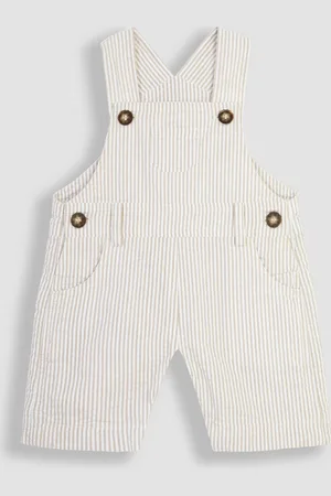 JoJo Maman Bébé Seersucker Stribet smækbukserOp til 3 måneder (50 - 62cm)