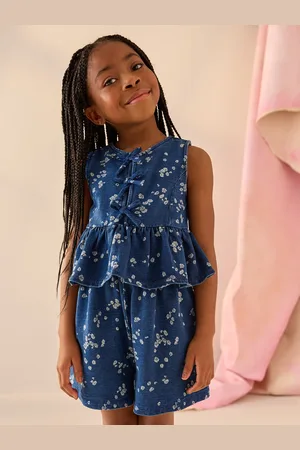Next 100% Bomuld Ditsy Blomster Vest Sæt (3-16år)122128cm