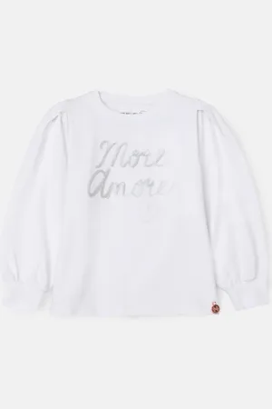 Angel & Rocket Erin Pailletter Slogan Top3 - 4 år (98 - 104cm)