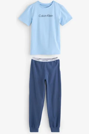 Calvin Klein Modern T-Shirt And Cuffed Trousers Knit Pyjama Set14 - 16 år (164 - 176cm)