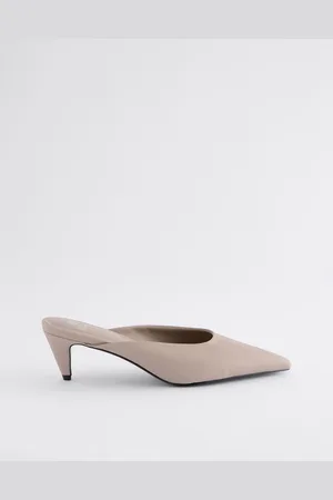 Next Forever Comfort Point Toe Peg Heel Mules