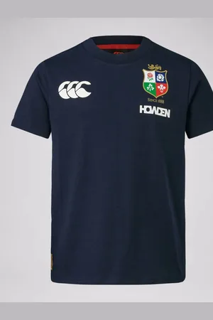 Canterbury Blue British & Irish Lions Rugby Cotton Jersey T-Shirt10 år (140cm)