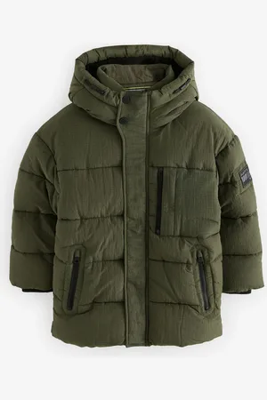 Next Utility Fleece-foret hættepolstret pufferfrakke (3-16år)14 år (164cm)