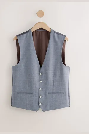 Next Tekstureret Jakkesæt Vest50 Almindelig (UK 40 R)