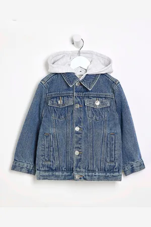 River Island Boys Hooded Denim Jacket9298cm