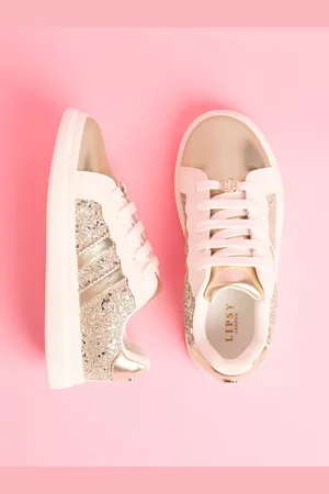 Lipsy London Slim Flat Sole Retro Lace Up Trainersuk2eu345