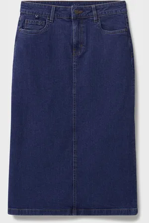 J.Crew Company Blue Mia Midi Denim Skirt44
