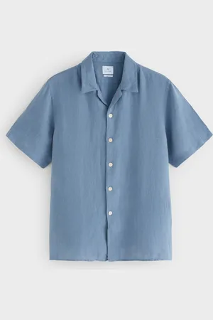 Paul Smith Casual Fit 100% Linen Short Sleeve Shirtmedium