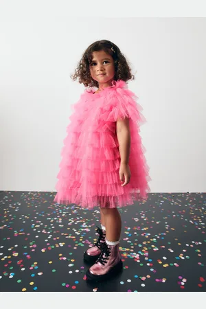 Next Sparkle Ruffle Mesh Dress (3mths-8yrs)12 - 18 måneder (80 - 86cm)