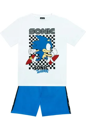 Character Sonic 100% Cotton T-Shirt and Shorts Set11 - 12 år (146 - 152cm)