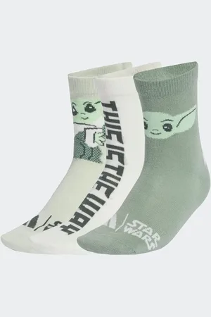 adidas Star Wars Mandalorian 3 Pack Kids Socks12.5-1