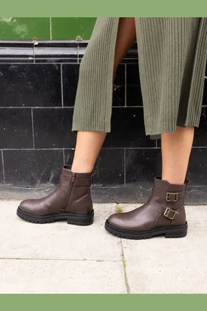 Novo Dare Buckle Biker Boots