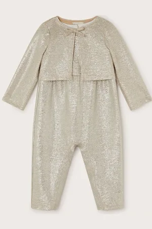 Monsoon Baby Imogen Shimmer Romper and Jacket Set7480cm