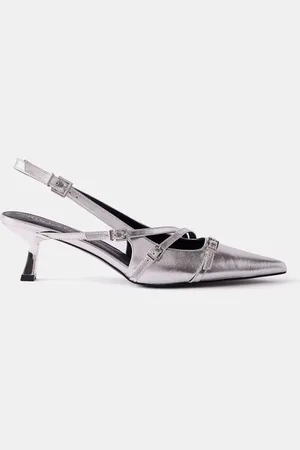 mint&berry Kit Slingback Kitten Heelseu355