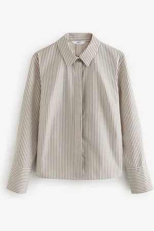 Next Fitted Collared Long Sleeve Shirt48