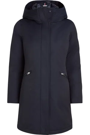 Tommy Hilfiger Blå Polstret Parka JakkeL