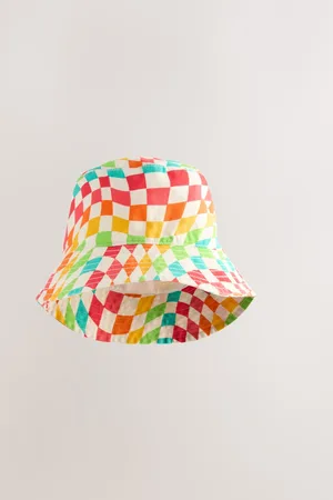 Little Bird Checkerboard Bucket 100% Cotton Hat134140cm