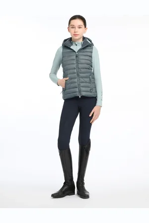 LeMieux Young Rider Milly Puffer Petrol Gilet9 - 10 år (134 - 140cm)